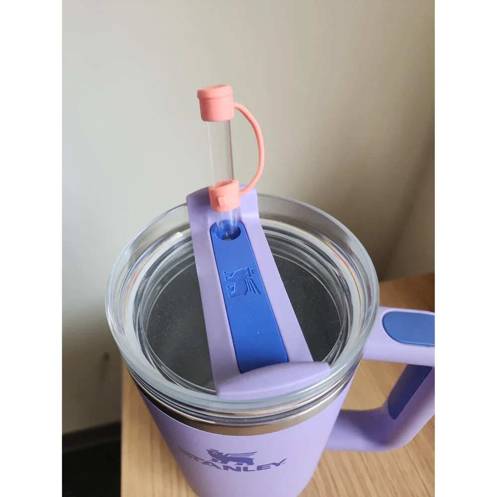 Stanley Purple Stainless Steel Tumbler 40oz w/ Straw - Picture 3 of 9